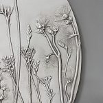Панно Серые цветы варинант исполнения - 2 | Loft Concept в Челябинске