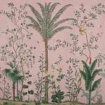 Обои ручная роспись Amazonia Florence Pink dyed silk варинант исполнения - 1 | Loft Concept в Челябинске