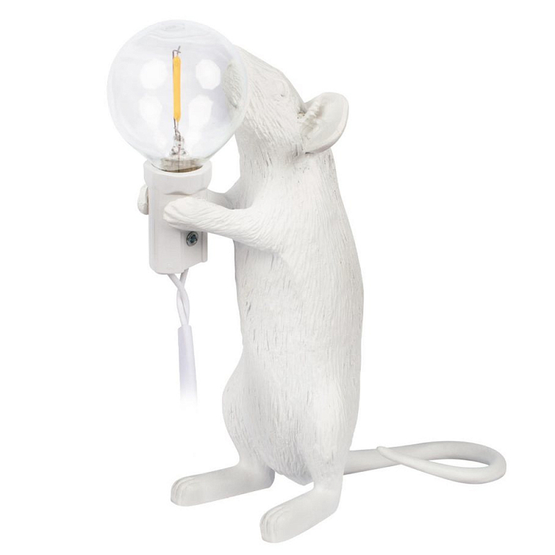 Настольная лампа Mouse gift White Белый Настольная лампа Mouse gift White Белый в Челябинске | Loft Concept