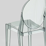 Прозрачный стул с серым оттенком LOUIS GHOST CHAIR варинант исполнения - 6 | Loft Concept в Челябинске