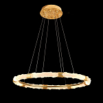 Люстра в форме кольца с золотым декором Warm Heavenly Light варинант исполнения - 9 | Loft Concept в Челябинске