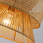 Подвесной светильник с абажуром из натуральных материалов Light Inside the Cell варинант исполнения - 6 | Loft Concept в Челябинске