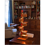 Торшер с каркасом из множества полок Links варинант исполнения - 4 | Loft Concept в Челябинске