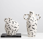 Декоративная ваза White Doodle Vase M варинант исполнения - 2 | Loft Concept в Челябинске