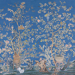 Обои ручная роспись Houghton Canton Blue варинант исполнения - 2 | Loft Concept в Челябинске