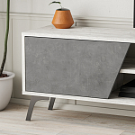 ТВ-тумба с 3-мя дверцами и полками Grey Albe TV Stand варинант исполнения - 5 | Loft Concept в Челябинске