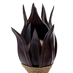 Настольная лампа черная INDONESIAN LAMPS 1 варинант исполнения - 2 | Loft Concept в Челябинске