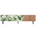 Длинная ТВ-тумба с принтом на ящиках Elise TV Stand варинант исполнения - 2 | Loft Concept в Челябинске