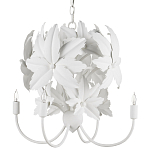 Люстра белая в виде цветков шиповника White Rosehip Flower варинант исполнения - 2 | Loft Concept в Челябинске