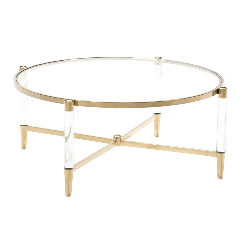 Кофейный стол Existential Coffee Table Золотой Прозрачный Кофейный стол Existential Coffee Table Золотой Прозрачный в Челябинске | Loft Concept