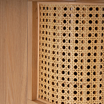 Комод с 3-мя ящиками из плетеного ротанга Ruiz Light Chest of Drawers варинант исполнения - 5 | Loft Concept в Челябинске