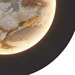 Бра в форме диска черного цвета Borders of Black варинант исполнения - 2 | Loft Concept в Челябинске