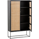 Шкаф с 2-мя дверцами из ротанга ручной работы Fuse Wicker Furniture варинант исполнения - 3 | Loft Concept в Челябинске