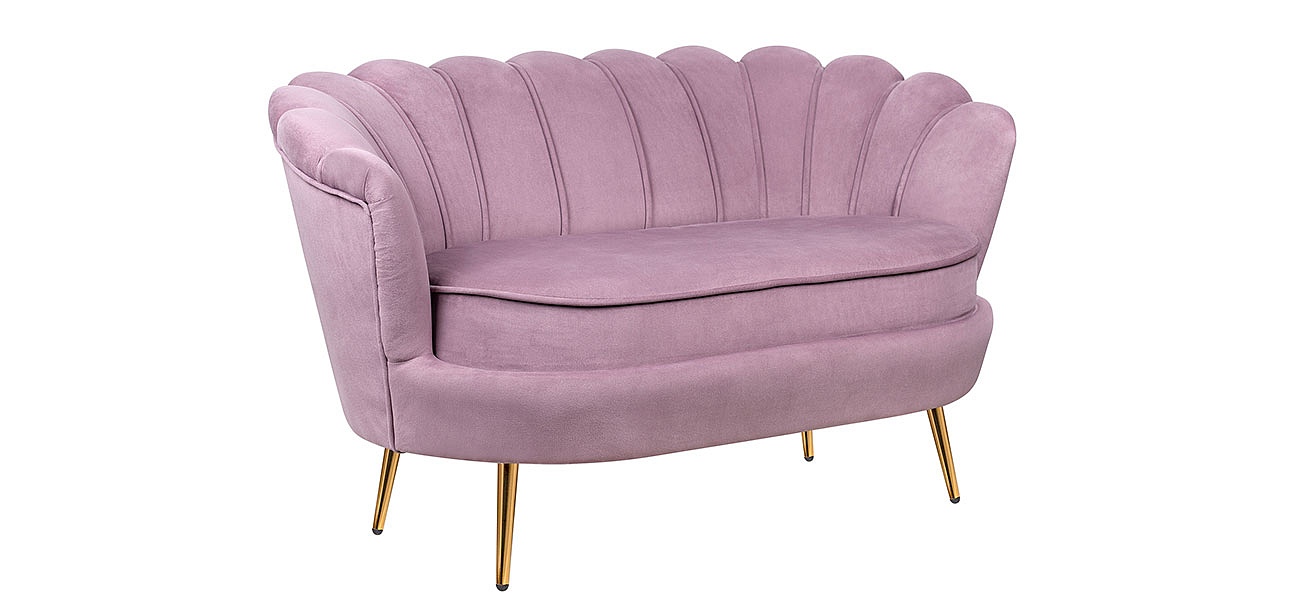 Диван розовый seashell pink Диван розовый seashell pink - Loft-Concept в Челябинске