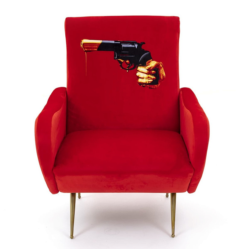 Кресло Seletti Armchair Revolver Красный Кресло Seletti Armchair Revolver Красный в Челябинске | Loft Concept