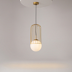Подвесной светильник Cage Ball Pendant варинант исполнения - 2 | Loft Concept в Челябинске