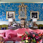 Обои ручная роспись Houghton Canton Blue варинант исполнения - 5 | Loft Concept в Челябинске