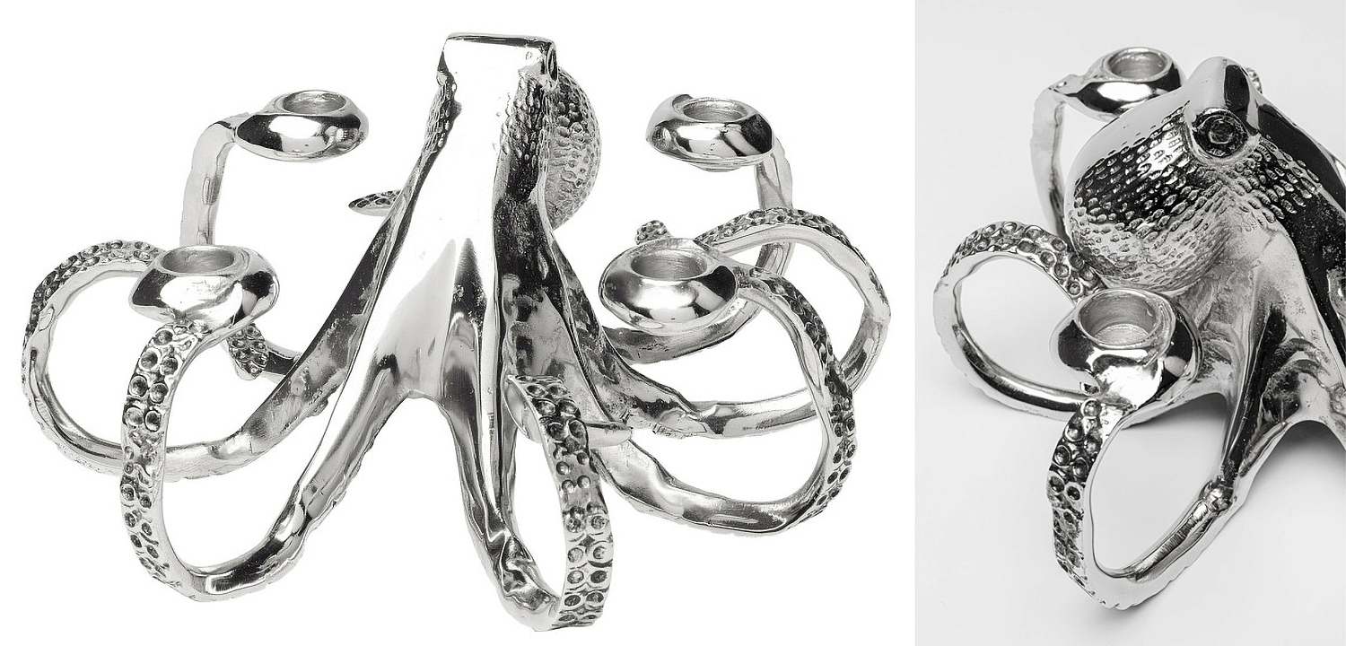 Подсвечник Chrome Octopus Подсвечник Chrome Octopus - Loft-Concept в Челябинске