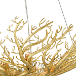 Люстра в форме золотой чаши из кораллов Coral Decor варинант исполнения - 1 | Loft Concept в Челябинске