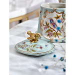 Шкатулка голубого цвета с рисунком и состаренным эффектом Eden Garden варинант исполнения - 8 | Loft Concept в Челябинске