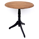 Стол кофейный круглый из массива березы в стиле прованс Vintage варинант исполнения - 2 | Loft Concept в Челябинске