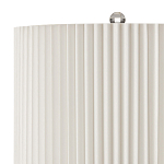 Настольная лампа с плиссированным цилиндрическим абажуром Tightened Waist варинант исполнения - 2 | Loft Concept в Челябинске