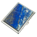 Портсигар с газовой зажигалкой из натурального камня Лазурит Stone Cigarettes Cases варинант исполнения - 1 | Loft Concept в Челябинске