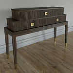 Премиальная Консоль с тремя ящиками Elsa Dreams Walnut варинант исполнения - 1 | Loft Concept в Челябинске