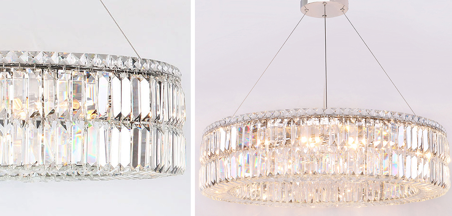 Люстра Darleen Crystal Nickel Chandelier 17 Люстра Darleen Crystal Nickel Chandelier 17 - Loft-Concept в Челябинске