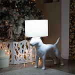 Лампа COLLECTION OF DOGS с абажуром Бультерьер варинант исполнения - 10 | Loft Concept в Челябинске