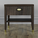 Прикроватная тумбочка с ящиком Elsa Dreams Walnut варинант исполнения - 5 | Loft Concept в Челябинске