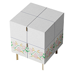 Тумба  Short Lemon Power White варинант исполнения - 2 | Loft Concept в Челябинске