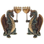 Подсвечник в виде дракона Dragon candlestick L or R варинант исполнения - 3 | Loft Concept в Челябинске