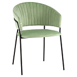 Стул в велюре фисташкового цвета Horizon варинант исполнения - 1 | Loft Concept в Челябинске