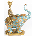 Фарфоровый подсвечник Слон с эмоцией Fluens варинант исполнения - 2 | Loft Concept в Челябинске