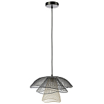 Подвесной светильник Black Grey Mesh Lampshade Hanging Lamp варинант исполнения - 2 | Loft Concept в Челябинске