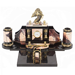 Настольный письменный набор из яшмы с декором в виде орла Manager Organizer варинант исполнения - 1 | Loft Concept в Челябинске