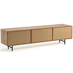 ТВ-тумба с декором из ротанга Pansy Rattan TV Stand варинант исполнения - 6 | Loft Concept в Челябинске