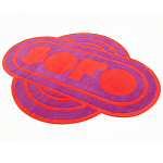 Дизайнерский ковер розовый Poltronova Sofo Rosancio Rug варинант исполнения - 2 | Loft Concept в Челябинске