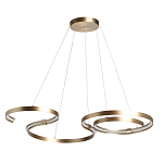 Люстра подвесная светодиодная в виде волнообразной ленты Ribbon Vortex варинант исполнения - 15 | Loft Concept в Челябинске