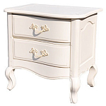 Прикроватная тумба в стиле прованс  с 2-мя ящиками Favre Montmartre Provence Bedside Table варинант исполнения - 1 | Loft Concept в Челябинске