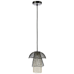 Подвесной светильник Black Grey Mesh Tube Lampshade Hanging Lamp варинант исполнения - 2 | Loft Concept в Челябинске