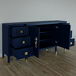 Большой Комод-буфет Elsa Dreams Blue с ящиками варинант исполнения - 6 | Loft Concept в Челябинске