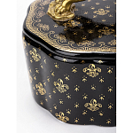 Шкатулка черного цвета с крышкой с фигуркой льва Eden Garden варинант исполнения - 3 | Loft Concept в Челябинске