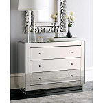 Комод зеркальный с 3-мя ящиками Mirror Chest of Drawers варинант исполнения - 2 | Loft Concept в Челябинске