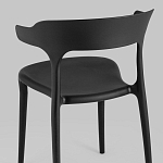 Черный стул из прочного PP-пластика JORIS варинант исполнения - 5 | Loft Concept в Челябинске