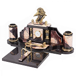 Настольный письменный набор из яшмы с декором в виде орла Manager Organizer варинант исполнения - 2 | Loft Concept в Челябинске