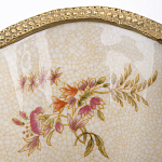 Ваза голубого цвета из фарфора с цветочным рисунком и бронзовой стрекозой Blue Garden варинант исполнения - 2 | Loft Concept в Челябинске