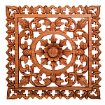 Панно из дерева квадратное Panel With Trees варинант исполнения - 1 | Loft Concept в Челябинске