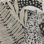 Мебельная ткань Шенилл коричневый принт 280 см T2-146 варинант исполнения - 2 | Loft Concept в Челябинске